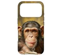 Java Genius Chimp Coffee Lover Art Case for iPhone 17 Pro