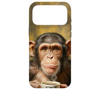 Java Genius Chimp Coffee Lover Art Case for iPhone 17 Pro Max