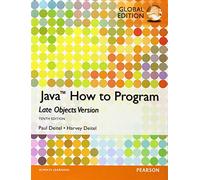 Java: How to Program (Late Objects), Global Edition