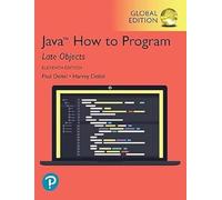 Java How to Program, Late Objects, Global Edition