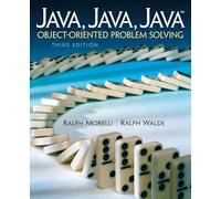 Java, Java, Java, Object-Oriented Problem Solving