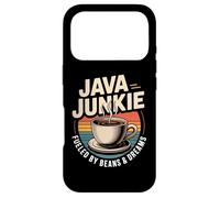 Java Junkie Fueled By Beans And Dreams Coffee Case for iPhone 17 Pro