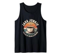 Java Junkie Fueled by Beans and Dreams Coffee Tank Top