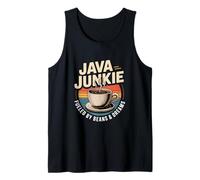 Java Junkie Fueled by Beans and Dreams Coffee Tank Top