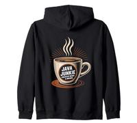 Java Junkie Fueled By Beans And Dreams Coffee Zip Hoodie