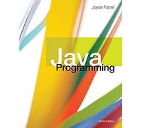 Java Programming – Cengage Learning