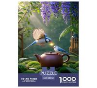 Java Sparrow 1000 Pieces Premium Jigsaw Age 14+ for Adults Cool Collage Effect, Fun Details, Educational, Challenging 52x38cm/1000pcs