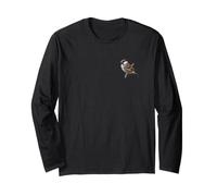 Java Sparrow Birdlover Birdwatcher Birding Biologist Bird Long Sleeve T-Shirt