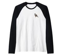 Java Sparrow Birdlover Birdwatcher Birding Biologist Bird Raglan Baseball Tee