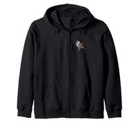 Java Sparrow Birdlover Birdwatcher Birding Biologist Bird Zip Hoodie