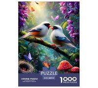 Java Sparrow Jigsaw Puzzle Adult And Children Educational Games Home Decoration Fun Activity for Home Birthday Jumbo for Boys And Girls 52x38cm/1000pcs