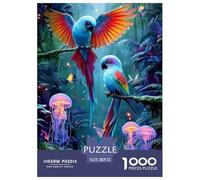 Java Sparrow Jigsaw Puzzle Adult And Children Educational Games Home Decoration Fun Activity for Home Birthday Jumbo for Boys And Girls 52x38cm/1000pcs