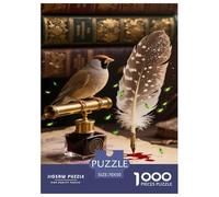 Java Sparrow Jigsaw Puzzle Animales Salvajes Adult And Children Educational Games Gifts Fun Activity for Home Birthday Jumbo for Boys And Girls 70x50cm/1000pcs