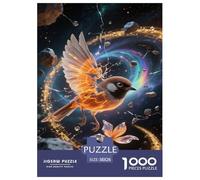 Java Sparrow1000Piece JigsawPuzzlesanimal ForAdult Colourful LargePiecePuzzles Age12+byth Challenging The Impossible Difficult Game Brainteasing Adults Jigsaw Puzzle 38x26cm/1000pcs