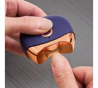 Coopers of Stortford - Rechargeable Electric Nail Clipper in Navy - 2-Speed Nail Trimmer with Rotating Blade - USB Cable Included