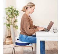 JAVA Wellness Orthopaedic Gel Cushion With Sherpa Fleece Cover, Cooling Core, Dual Layer Foam And Non Slip Base
