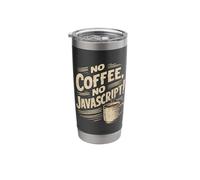 Javascript Coffee Addict Stainless Steel Insulated Tumbler