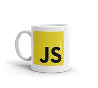 Javascript Logo. 11 Oz Ceramic Coffee Mug Also Makes A Great Tea Cup with Its Large, Easy to Grip C-Handle. 11 Oz Ceramic Glossy Mugs Gift for Coffee Lover