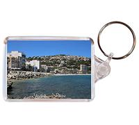 Javea/Xàbia - Spain - Costa Blanca - Double Sided Large Keyring Name Tag Key Ring Chain Fob Novelty Gift/Present