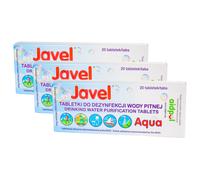 Javel Aqua Water Treatment Tablets 20 pcs. - 3 packs