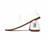Javer Flossy Style Espadrilles for Men, UK 6-11 - Lightweight Canvas Plimsolls, Comfortable Casual Slip-On Flat Shoes (White, UK Footwear Size System, Adult, Men, Numeric, Medium, 6)