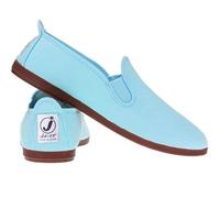 Javer Flossy Style Espadrilles for Men, UK 6-11 - Lightweight Canvas Plimsolls, Comfortable Casual Slip-On Flat Shoes