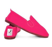 Javer Flossy Style Espadrilles for Men, UK 6-11 - Lightweight Canvas Plimsolls, Comfortable Casual Slip-On Flat Shoes