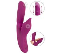 Javida - 4in1 G-Spot & Clitoral Stimulator Vibrator (Purple)