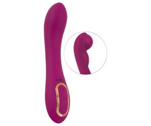 Javida - Dual-Point Inflatable Vibrator (Purple)