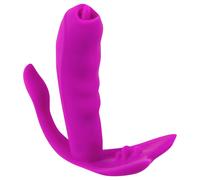Javida - G-Spot & Clitoral Vibrator (Purple)