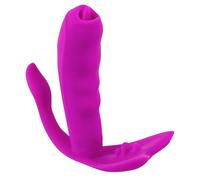 Javida - G-Spot & Clitoral Vibrator (Purple)