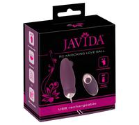 Javida - Purple Pulsating Radio-Controlled Vibrating Egg