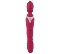 Javida Thrusting - 3-in-1 Massaging Vibrator (Red)