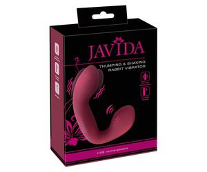 Javida Thumping - Pulsating G-Spot & Clitoral Vibrator (Red)