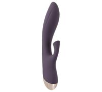 Javida - Waterproof Vibrator with Clitoral Suction (Purple)