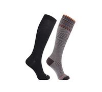 JAVIE 76% Merino Wool Compression Socks 15-20mmHg Seamless Toe for Women & Men