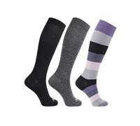 JAVIE Ultra Comfy 75% Merino Wool Graduated Compression Socks for Women & Men (15-20mmHg)