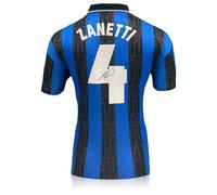 Javier Zanetti Signed Inter Milan 1998 Football Shirt