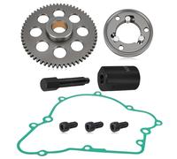 JAVIK Starter Clutch One Way Bearing Idler Gear Gasket & 30mmx1.5 Flywheel Puller Tool Kit For Kawasaki Bayou 220 250 KLF220 KLF250 1988-2011