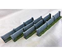 Javis Concrete Wall - OO Gauge/1:76 Scale - Pack of 4
