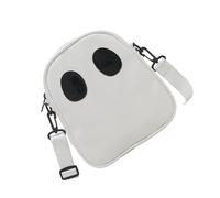 Javoryxh 1. Halloween Skull Print Crossbody Bag PU Lightweight Adjustable Strap For Party Daily Essentials Skull Purse