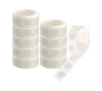 Javoryxh 1000Pcs Clear Glues Points 1.2cm Double Side Adhesive Tape Sticker Removable For Balloon Craft And Wedding Decoration Invisible Adhesive Dots