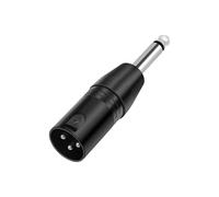 Javoryxh 3Pin Female To 1/4inch 6.35mm Male Adapter 3Pin Female To Quarter Male Port Socket Sound Adapter Converters For Guitar