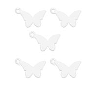 Javoryxh 5 Pieces Multipurpose Two Sided Butterfly Pendant Jewelry Accessory Portable For Casual Formal Or Evening Wear