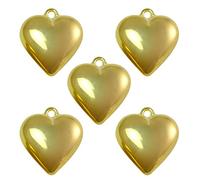 Javoryxh 5Pcs Love Heart Pendants Necklace Earrings Setting Pendant For Jewelry Making Findings Vanlentines