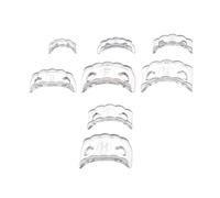 Javoryxh 8 Pack Multifuntional Rings Size Adapters Soft Silicone Inserts Assorted Sizes Rings Adjusters for Various Rings Types