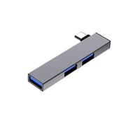 Javoryxh 90 Degree Portable USB C Hubs 4 Port USB Expansion Fast Data Hubs With 2 USB2.0 1 USB3.0 For PC Laptop