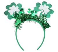 Javoryxh Adult Patricks Day Headband Shinning Powder Irish Sequins Festival Party Hair Hoop For Teens Headpiece