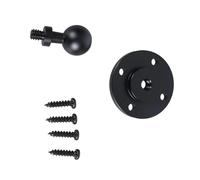 Javoryxh Ball Head Adapter Bracket Base Tripod Connectors Round Mount 17mm To 1/4inch Male Adapter Ball Head Mount