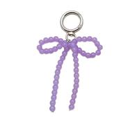 Javoryxh Candy Colored Beaded Bag Pendant Eye Catching Phone Chain With Distinctive Beaded Bowknot Pendant For Bag Wallet